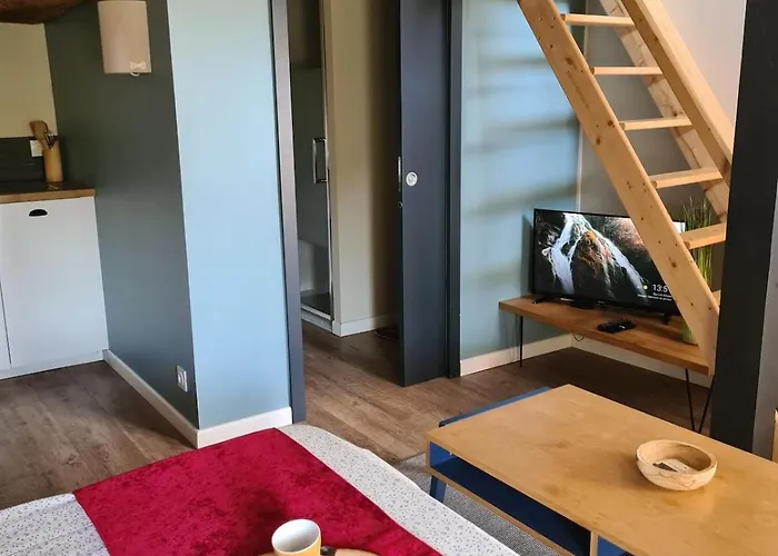 בית נופש Authentique Avec Mezzanine Proche Du Puy Dufou