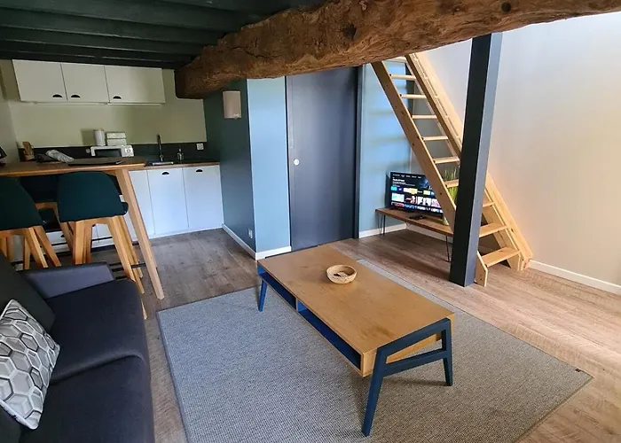 בית נופש Authentique Avec Mezzanine Proche Du Puy Dufou